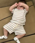 تیشرت شلوارک اسپرت نوزادی - Image 3