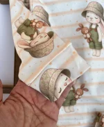ست بلوز شلوار راحتی نخ پنبه کودک - Image 3